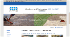 Desktop Screenshot of alexstoneandtileservices.com